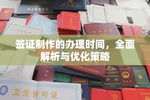 眉县签证制作的办理时间，全面解析与优化策略